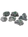 Set of 6 medium stones of various sizes