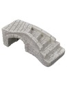 Plaster staircase with bridge cm 14x6x4,5 h