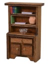 Credenza in legno con libri e soprammobli cm 6,8x2,8x10,2 h