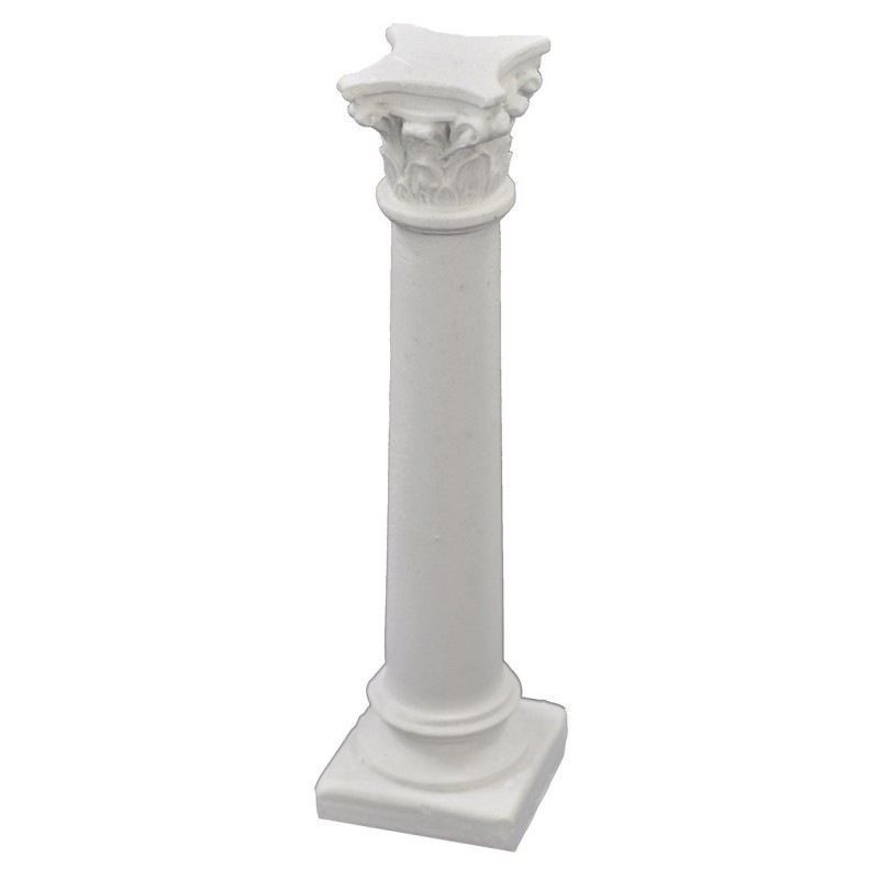 Colonna liscia con capitello corinzio cm 6,5 h