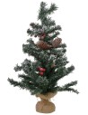 Snow-covered and decorated Christmas tree cm 60 h