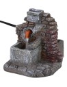 Fountain with brick effect sink in working resin cm 10x12x11,5 h