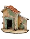 Casa singola con portone ad arco cm 13,5x7,5x11,5 h Mondo