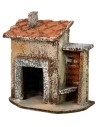 Casa individual con trastero para herramientas de 11x7x11 cm h Mundo