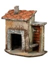 Single house with tool shed 11x7x11 cm h