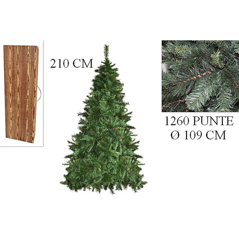 Árbol de Navidad con 1260 puntas cm 210 h Mondo Presepi