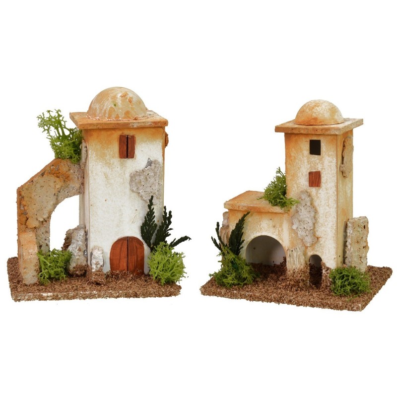 Pair of two floors with lateral arch cm 11x8x13 h for statues