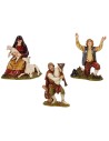 Set 3 statue per presepe serie 10 cm Landi Moranduzzo Mondo