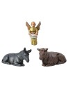 Set ox, donkey and angel 3.5 cm Landi