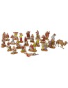 21 Personaggi + cammello cm 3,5 -Statue presepe Landi