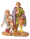 21 Personaggi + cammello cm 3,5 -Statue presepe Landi