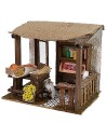 Bottega alimentari per Presepe cm 20x14x17 h