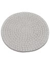 Circular square paving with cobblestones ø 20.5 cm