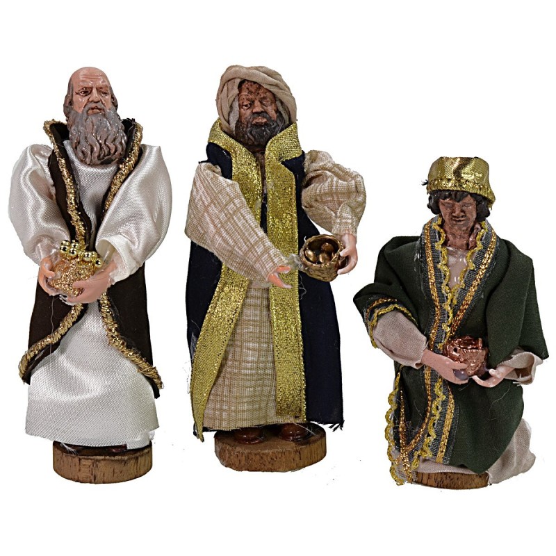 Tres Reyes Magos 12 cm | Mundo Pesebres