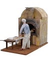 Fornaio in movimento 30 cm con forno funzionante