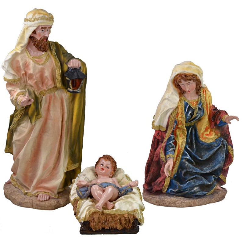 Natividad 3 figuras en resina h 60 cm | Mundo Belenes