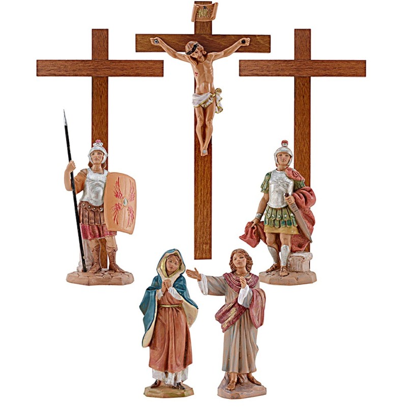 Crucifixion scene 12 cm Fontanini Easter statues