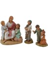 Scena di Cristo con bambini cm 12 Fontanini - Statue Fontanini