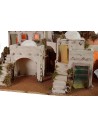 Presepe arabo illuminato con bivacco funzionante cm 72x41x45 h