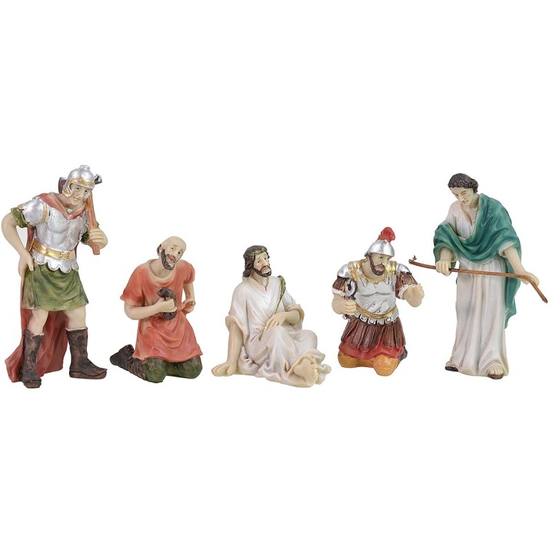 Escena Coronación de Espinas cm 9 Figuras Pascuales