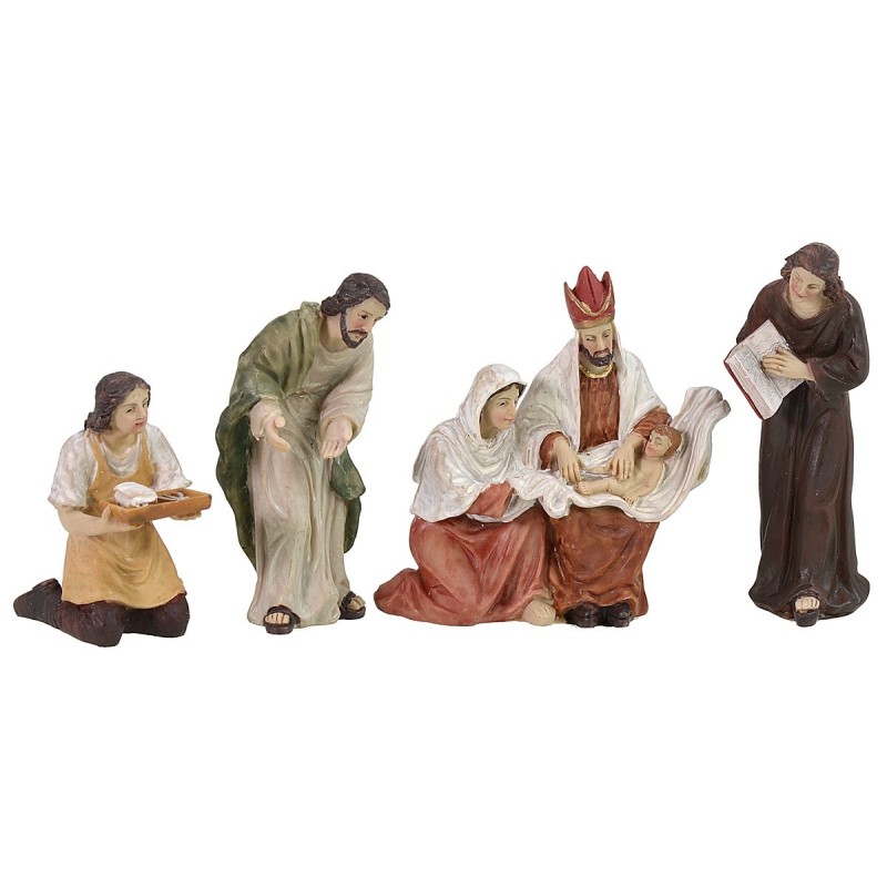 Escena de la circuncisión de Jesús cm 9 Estatuas Pascuales