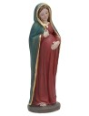 Madonna incinta 11 cm in resina resina, base, reale, altezza