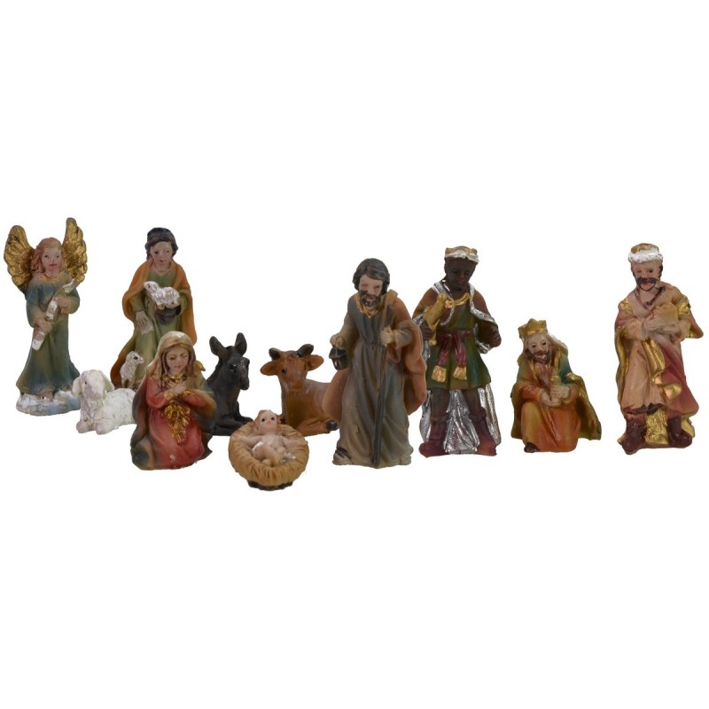 Set Natividad 3 cm 11 figuras para belén | Mundo Belenes