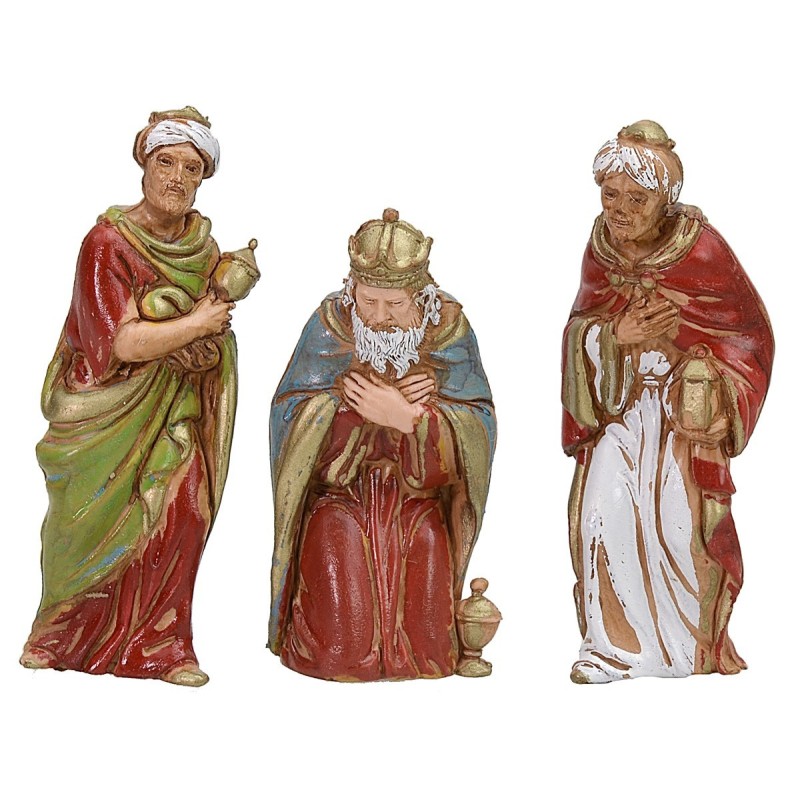 Tres Reyes Magos de 8 cm Landi Moranduzzo Mundo Pesebres