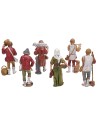 Sep 6 statues for presepe 8 cm Landi Moranduzzo characters