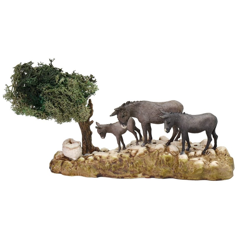 Grupo de burros serie 8 cm Landi Moranduzzo Mundo