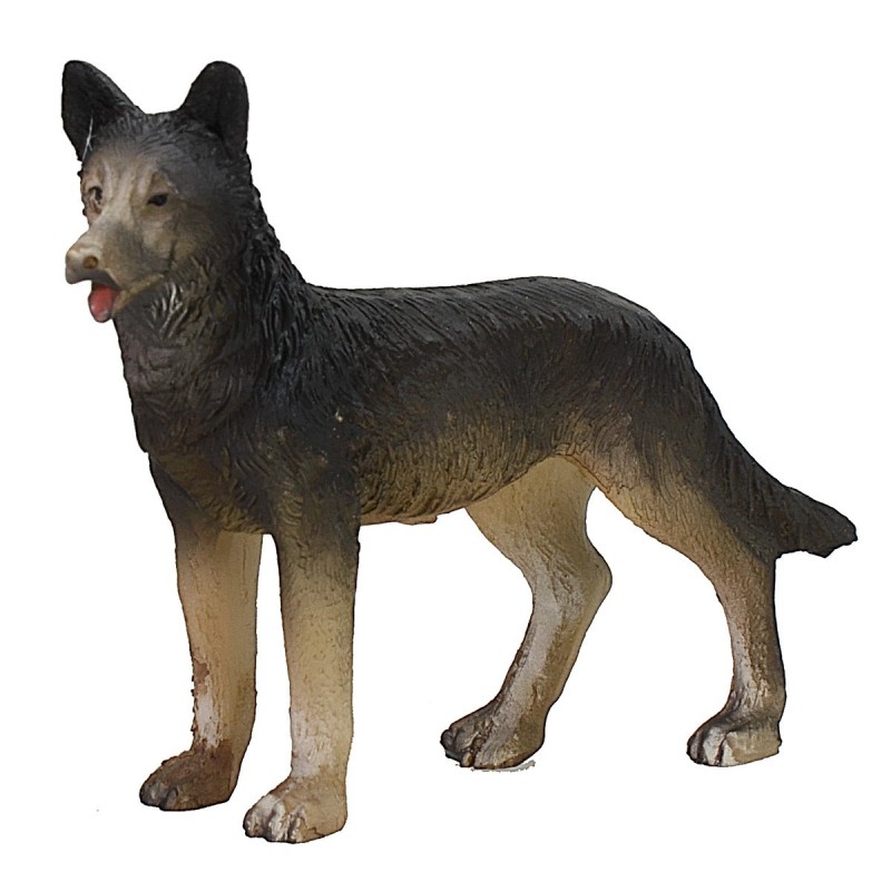 Perro lobo cm 6,5x5,1 h para estatuas cm 8-10 | Mundo Pesebres