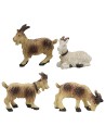 Set 4 capre per statue cm 8-10 h