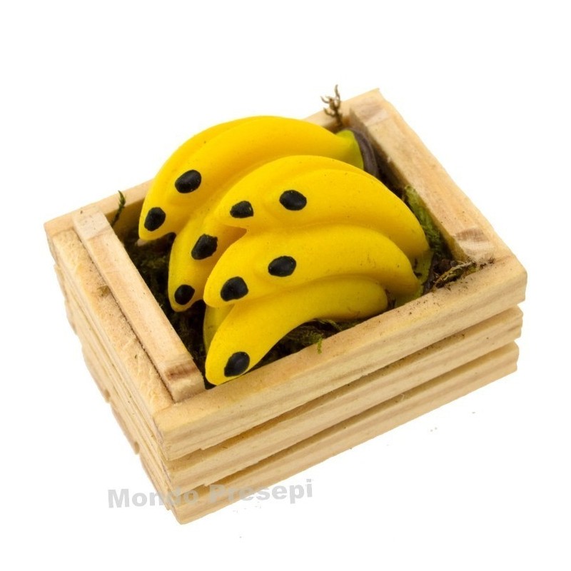 Caja de 3,5 cm dos listones con bananas Mundo