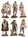 Conjunto de 6 estatuas de 12 cm Landi Moranduzzo Mondo Presepi