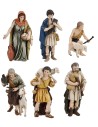 Conjunto de 6 pastores de 13 cm Landi Moranduzzo, pastor, estatuas