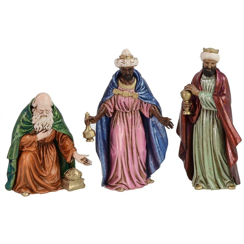 Tres Reyes Magos 12 cm Landi Moranduzzo Mondo Presepi