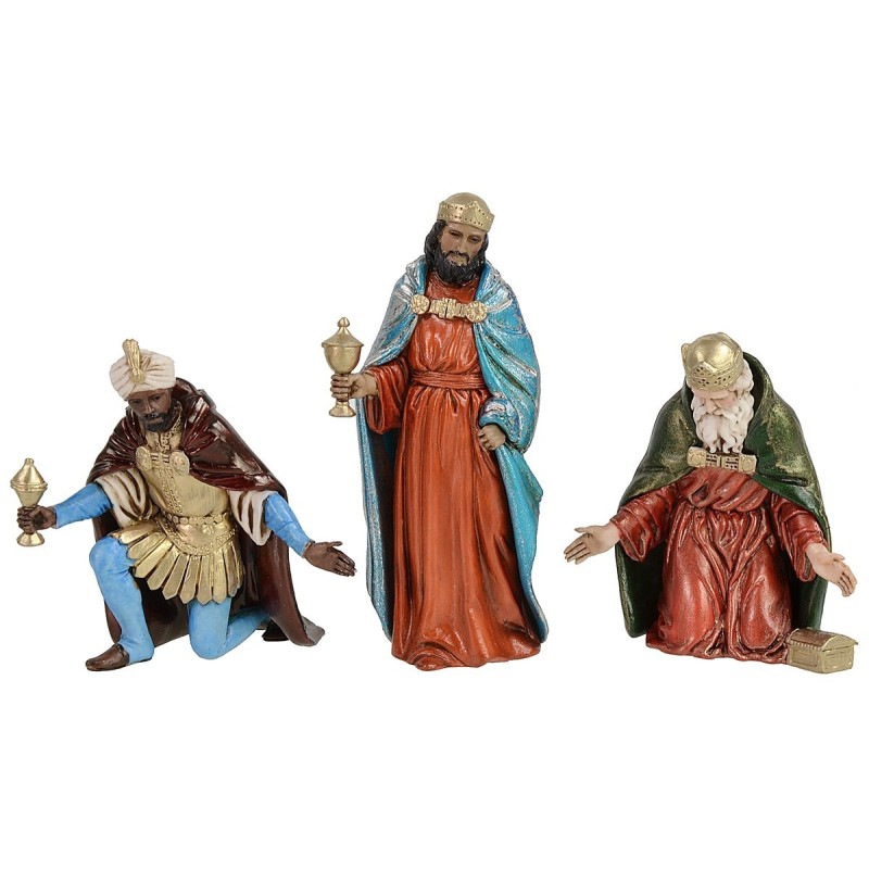 Tres Reyes Magos 11 cm Landi Moranduzzo Mundo Pesebres