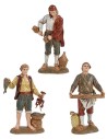 Set 3 statue Landi Moranduzzo 12 cm Mondo Presepi