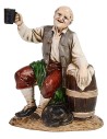 Set 4 statue 12 cm Landi Moranduzzo Mondo Presepi