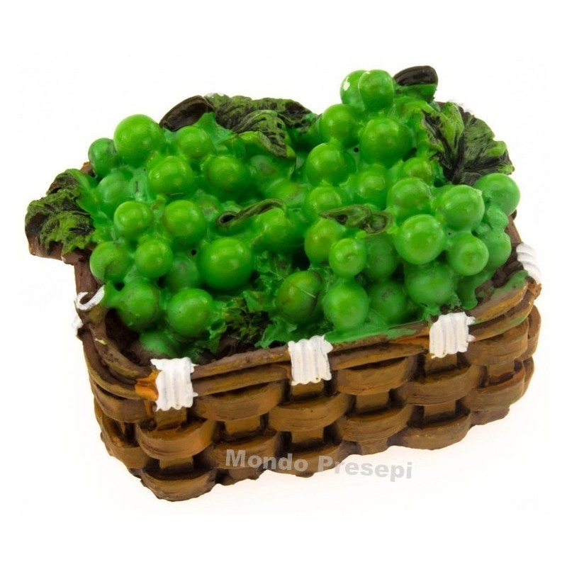 Basket cm 4 Yellow grapes