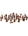 Conjunto de 24 estatuas Landi Moranduzzo serie de 6 cm Figuras para belén