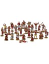 Conjunto de 24 estatuas Landi Moranduzzo serie de 6 cm Figuras para belén