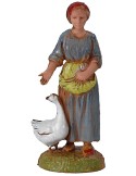 Woman with goose 6 cm series Landi Moranduzzo