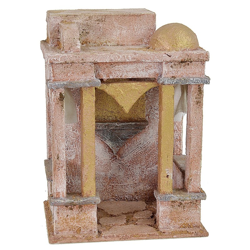 Tempio palestinese con cupola cm 19,5x14,5x27 h