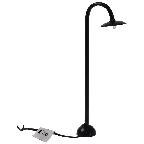 Lampione da strada con led 3V luce calda h.13,5 cm filo