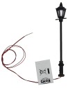 8 cm street lamp with lantern and 3V led warm light