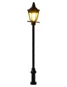 8 cm street lamp with lantern and 3V led warm light