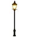 8 cm street lamp with lantern and 3V led warm light