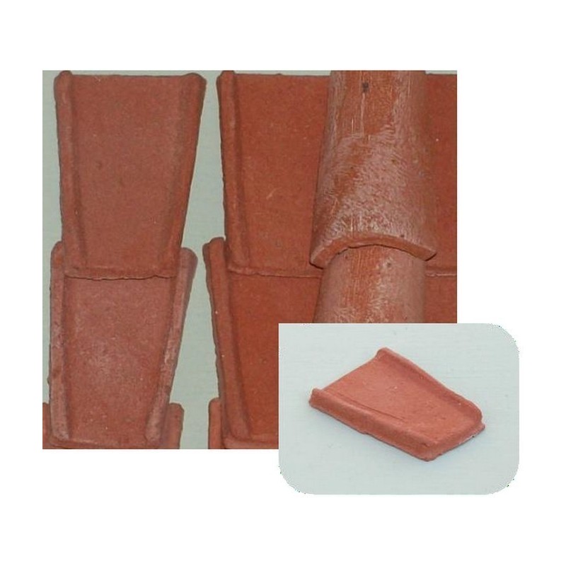 Tejas Romanas de terracota mm 25x35 disponible