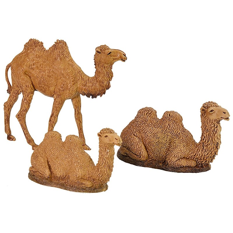 Juego de 3 camellos serie 10 cm Landi Moranduzzo | Mundo Pesebres